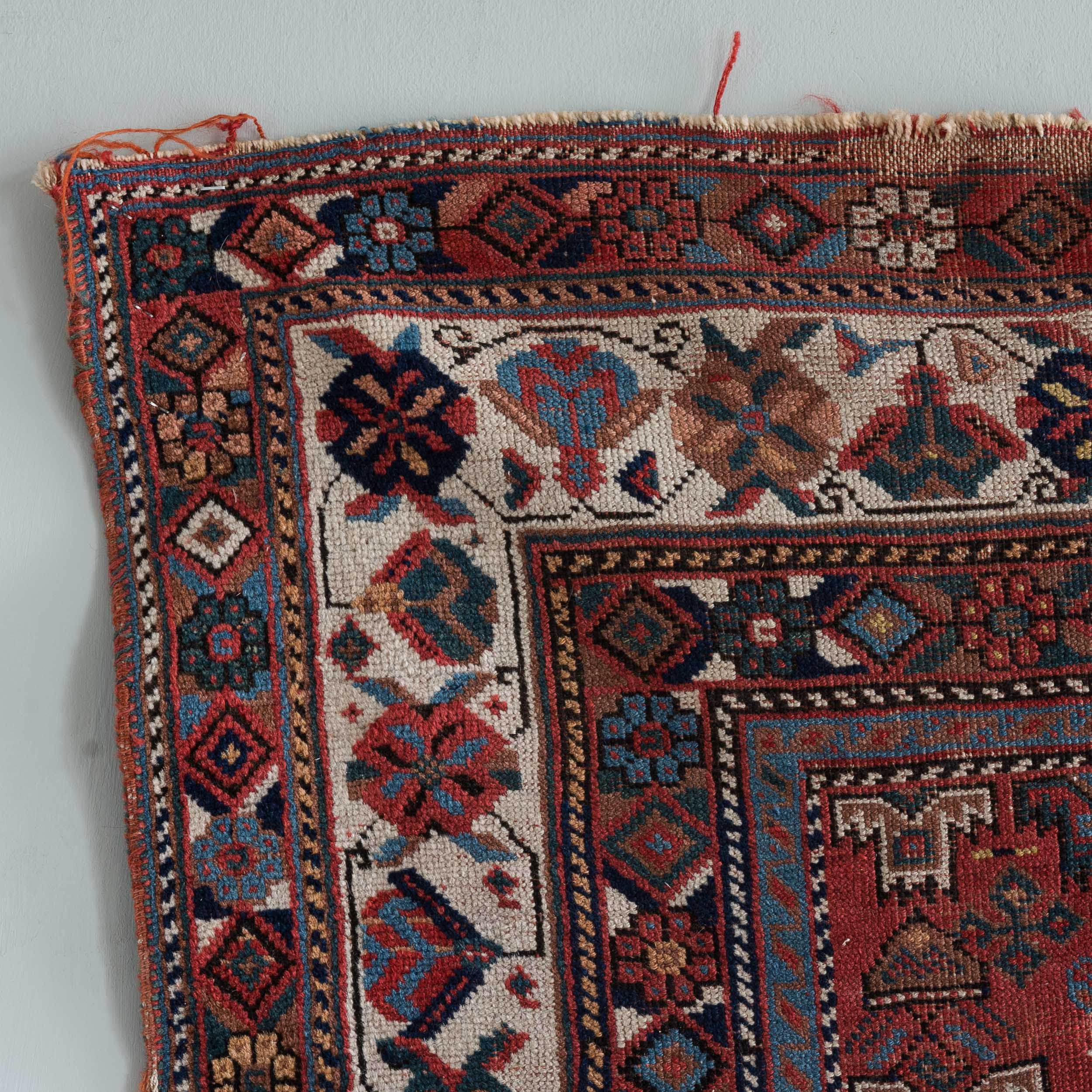 Antique Qashqai rug, - LASSCO - England's prime resource for