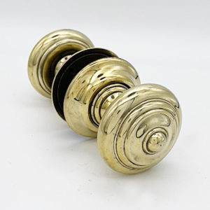 brass door-knobs