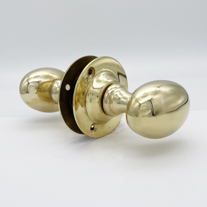 oval brass door knobs