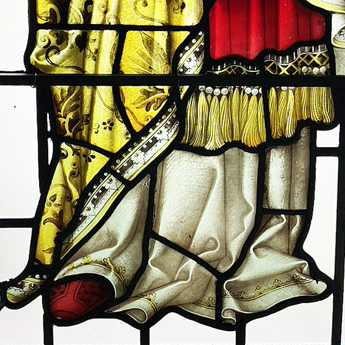 Moses stained glass window