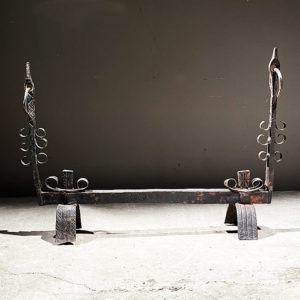 Old English double-ended andiron