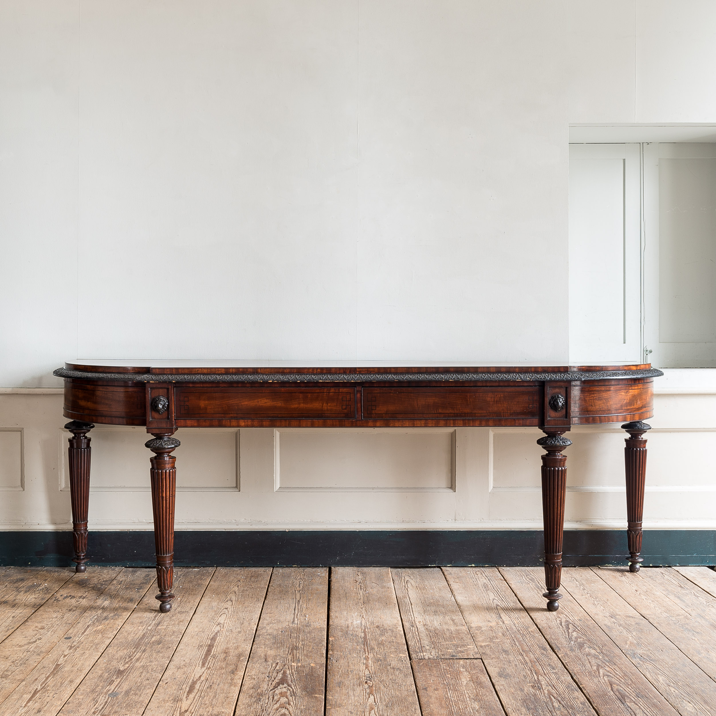 Antique serving store table