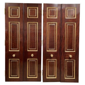 mahogany doors