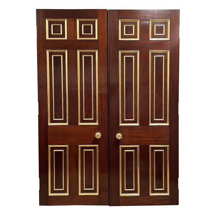 mahogany doors