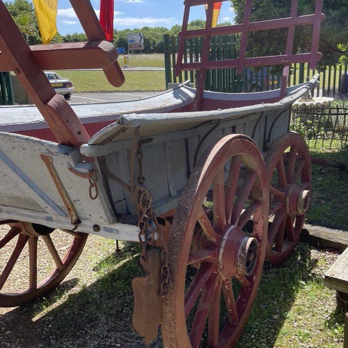 horse-drawn cart