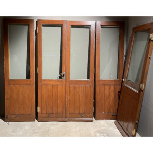 teak entrance doors