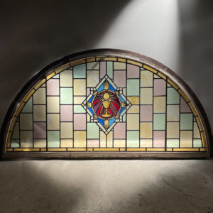 stained glass fanlight