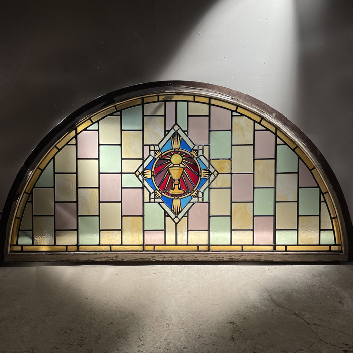 stained glass fanlight