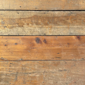 Reclaimed floorboards