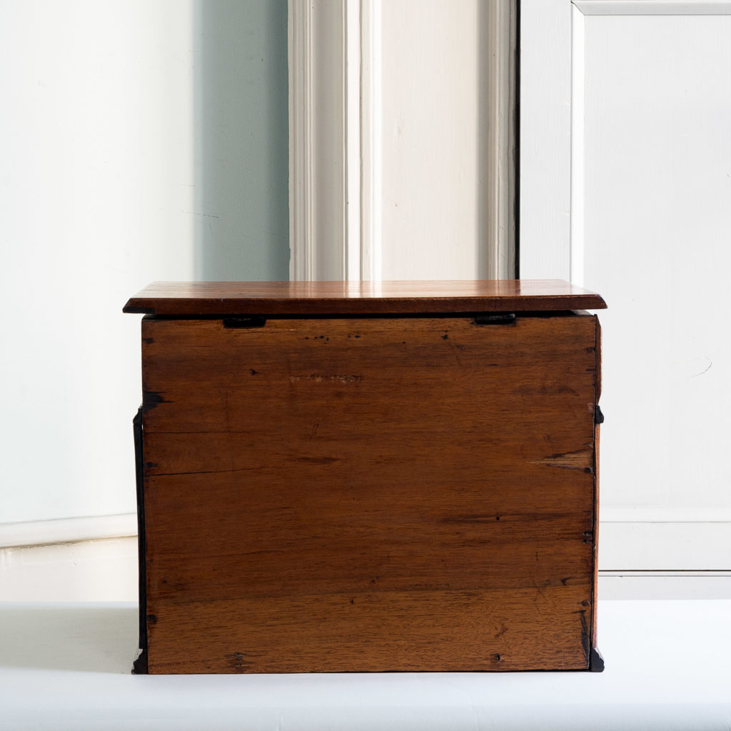Seventeenth century style walnut writing box,