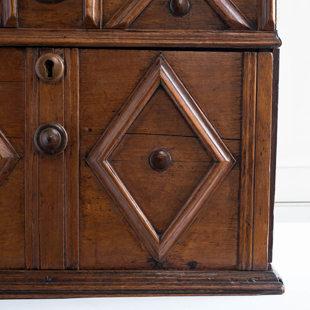 Seventeenth century style walnut writing box,