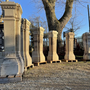 Eton College stone pedestals