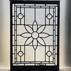 leaded flowerhead window