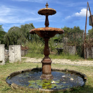 antique garden fountain