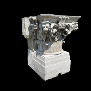 carved stone capital