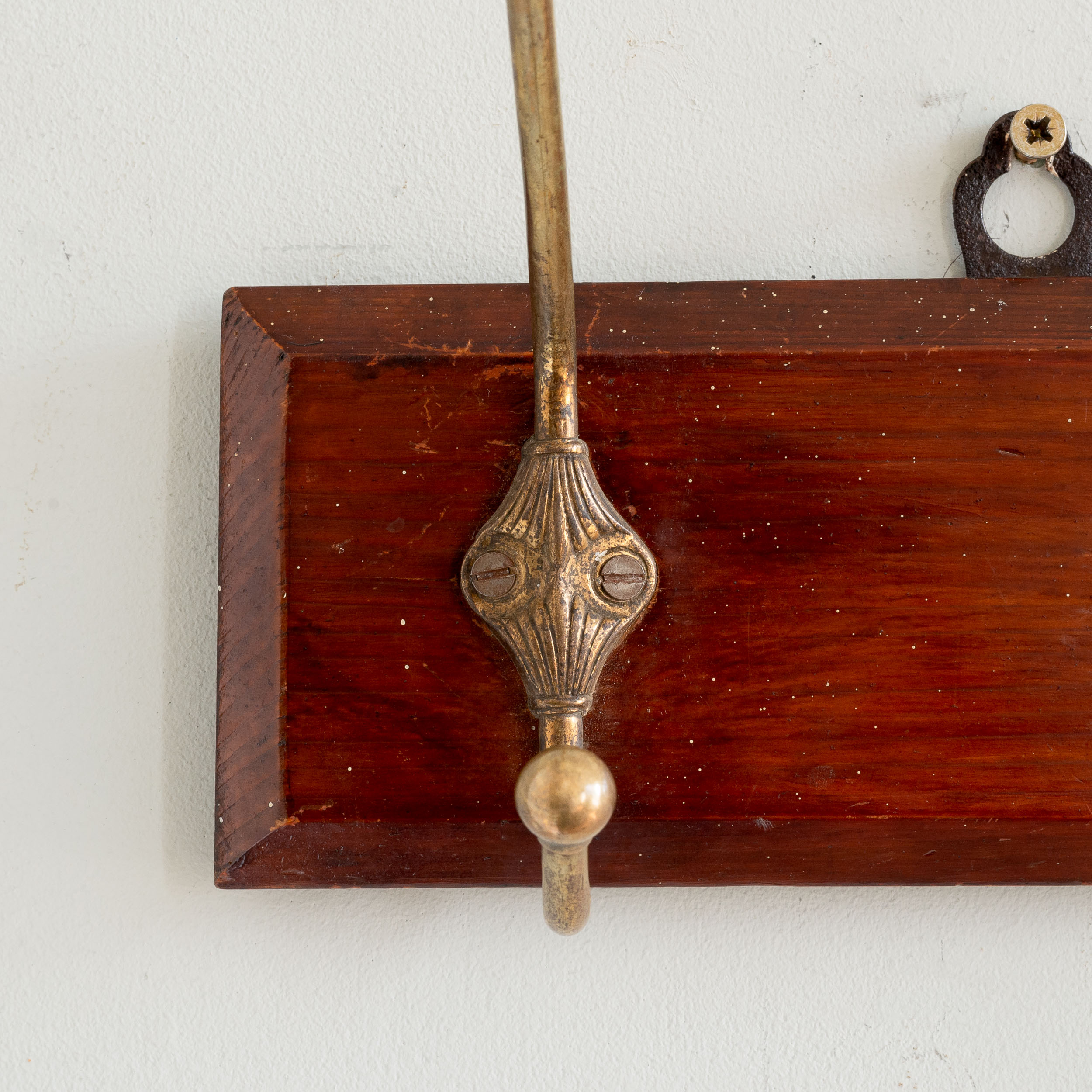 Lacquered brass coat hooks - LASSCO - England's prime resource for