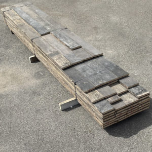 Reclaimed floorboards