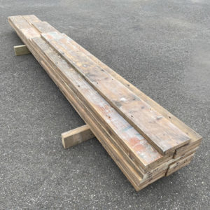 Reclaimed floorboards