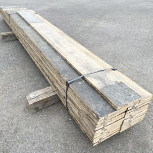 Wide reclaimed floorboards