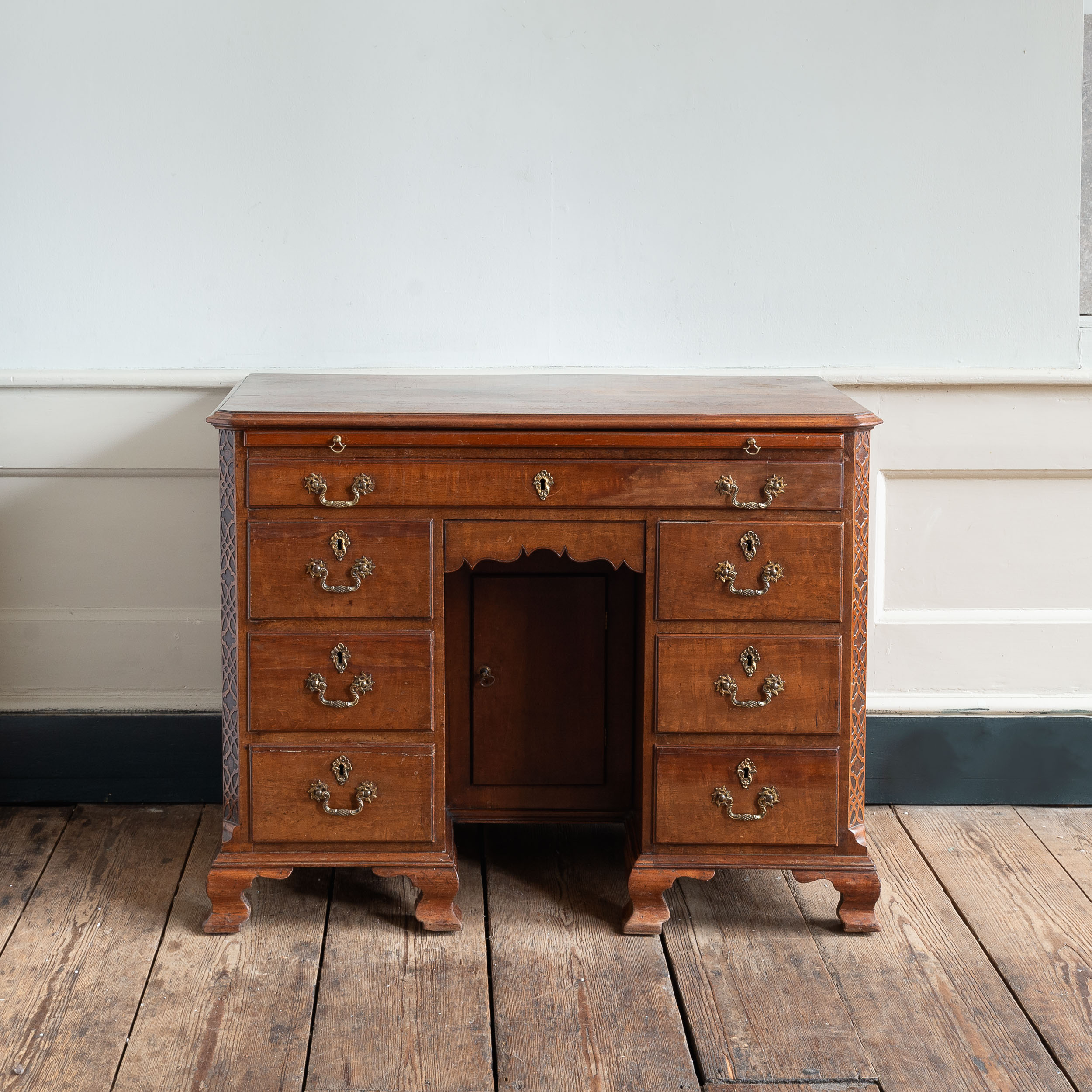 Chippendale mahogany desk discount