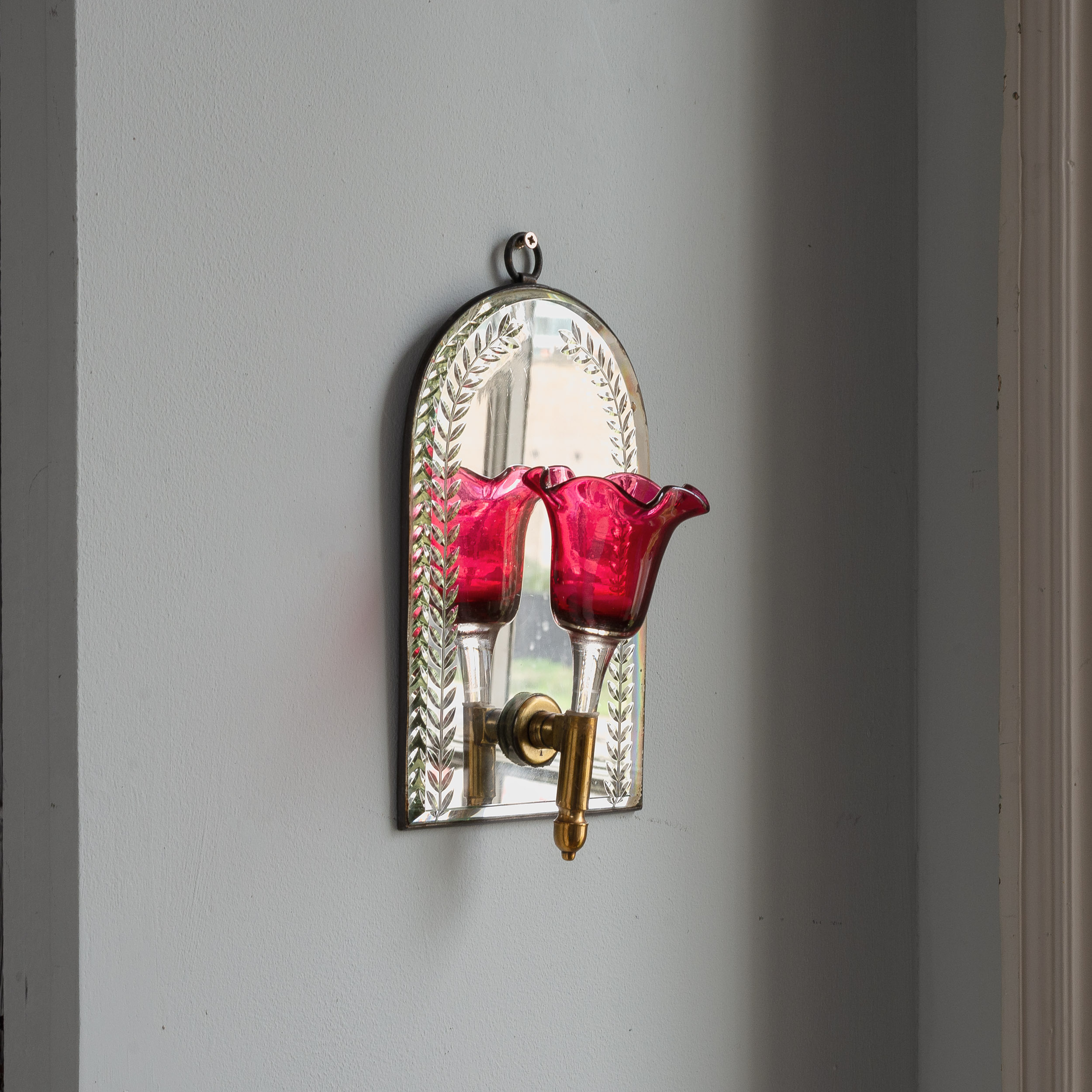Victorian mirrored candle sconce LASSCO England s prime