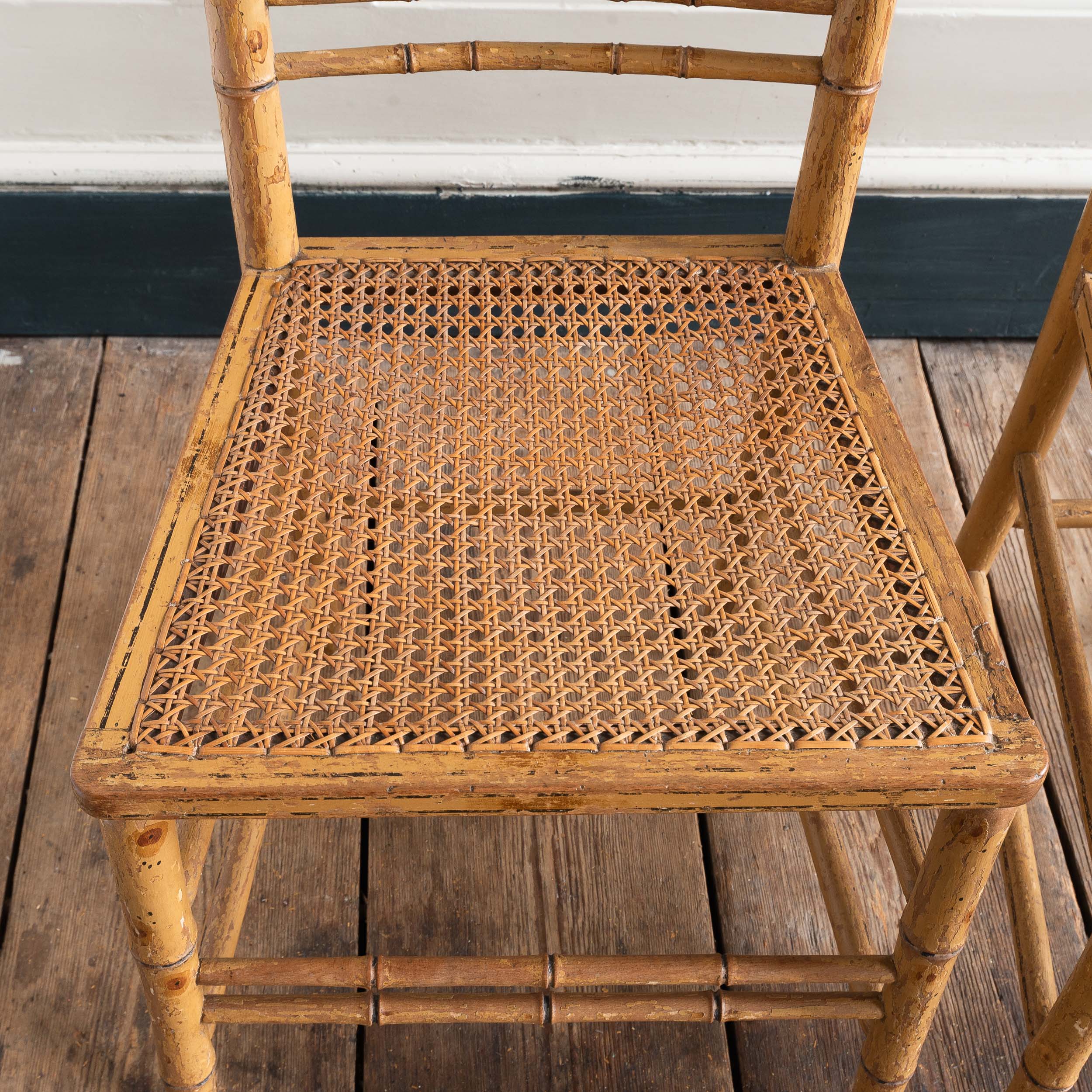 Bamboo discount woven chair