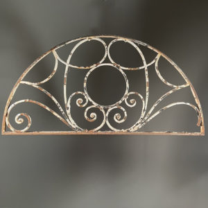 wrought iron fanlight