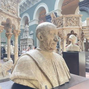 Benedetto da Maiano bust as reproduced by Oronzio Lelli in 1885.