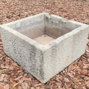 garden stone trough