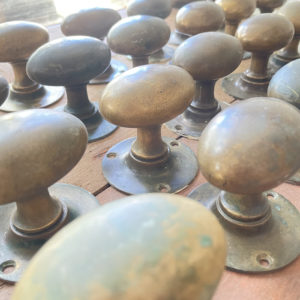 reclaimed door knobs