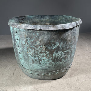 copper log bin