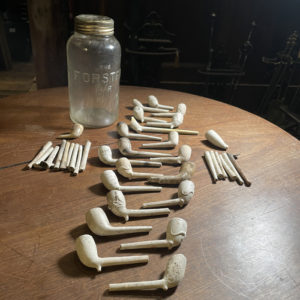 Pipes in a jar