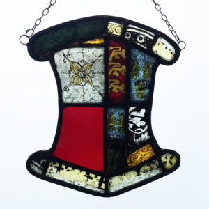 An English leaded stained glass hanger