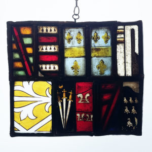 An English leaded stained glass hanger