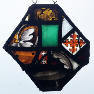 An English leaded stained glass hanger