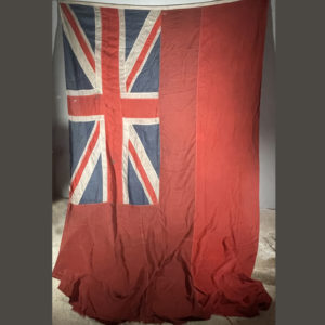 A British Red Ensign flag