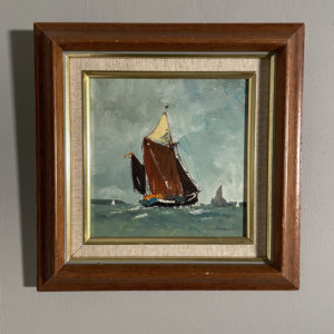 maritime oil painting