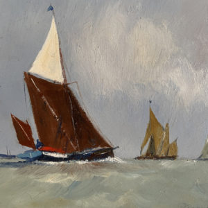 nautical oil painting