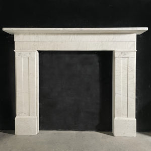 Marble fireplace