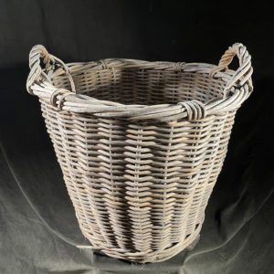 wicker log basket