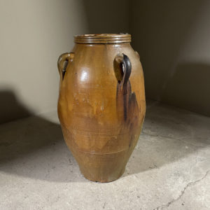 glazed terracotta pot