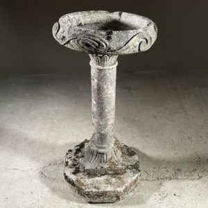 Art Nouveau birdbath