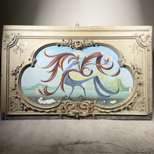 tropical bird panel