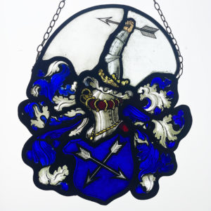 heraldic stained glass