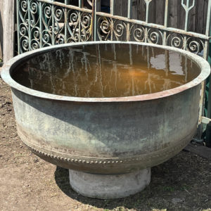 very large cheese-maker's bowl
