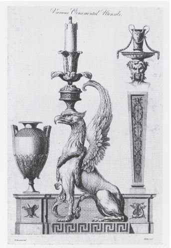 Chambers' Griffin Candlesticks